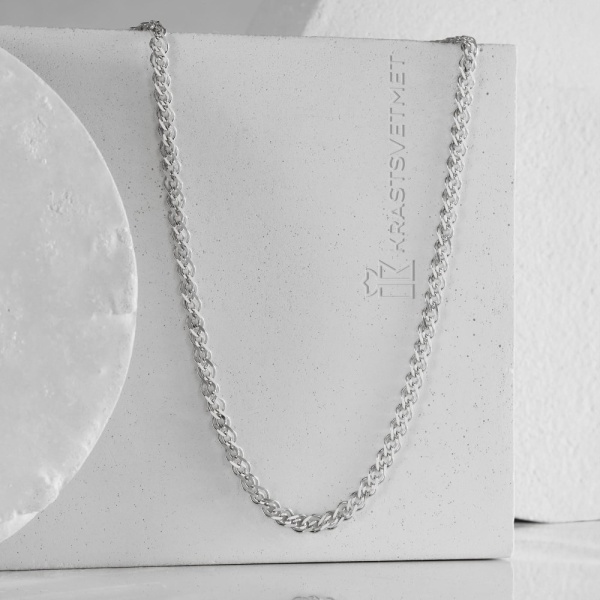 Цепь из серебра 925, плетение «Нонна»